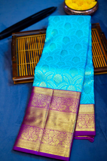 Pure handloom 2g gold kanjivaram silk saree