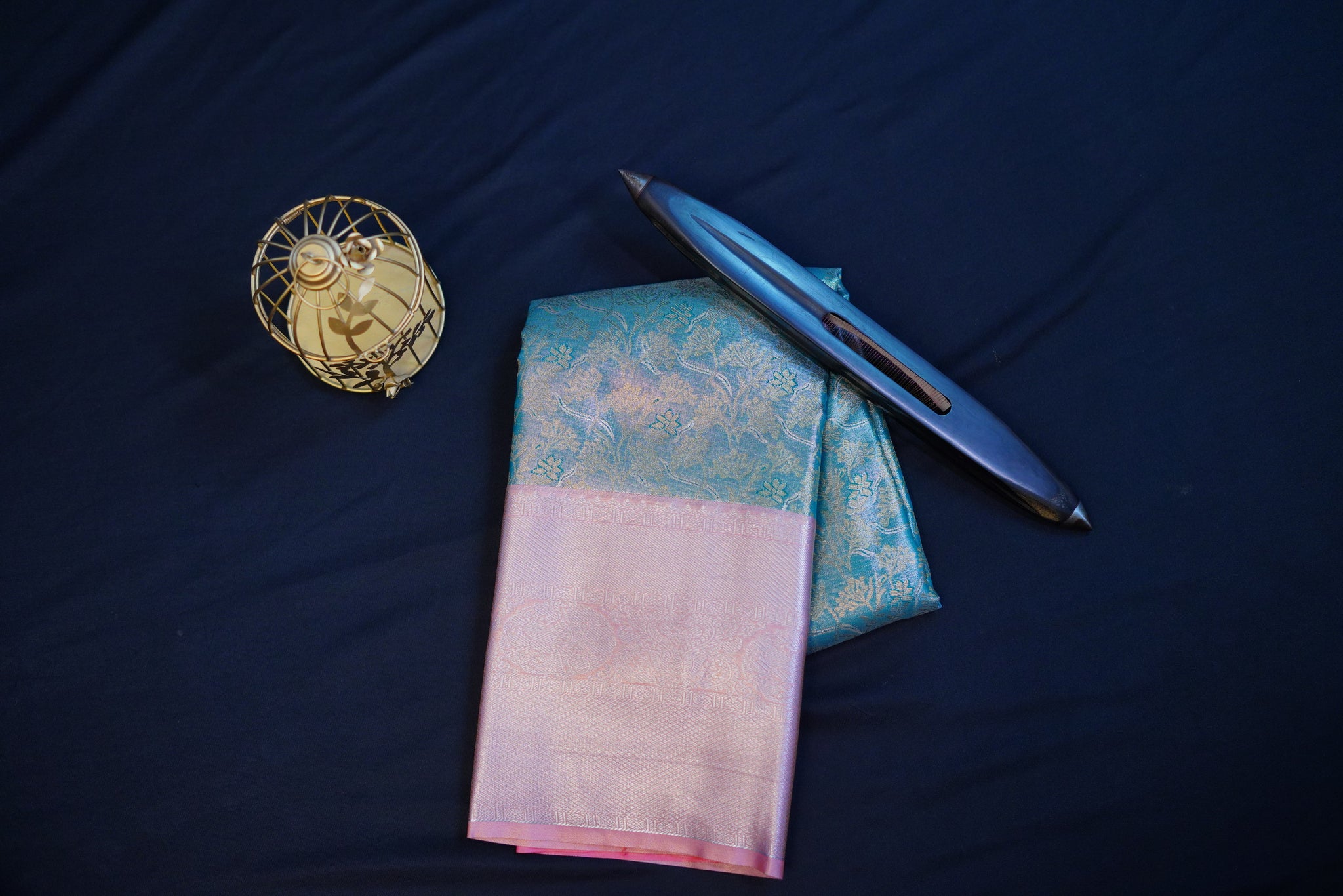 Kanjivaram zari woven silk saree