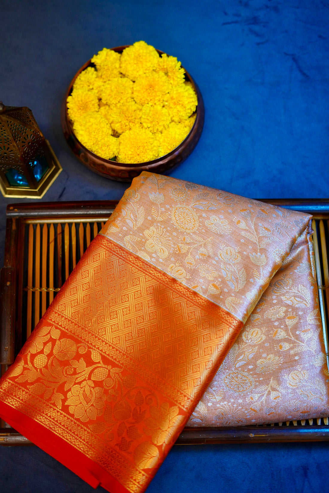 Kanjivaram zari wiven silk saree
