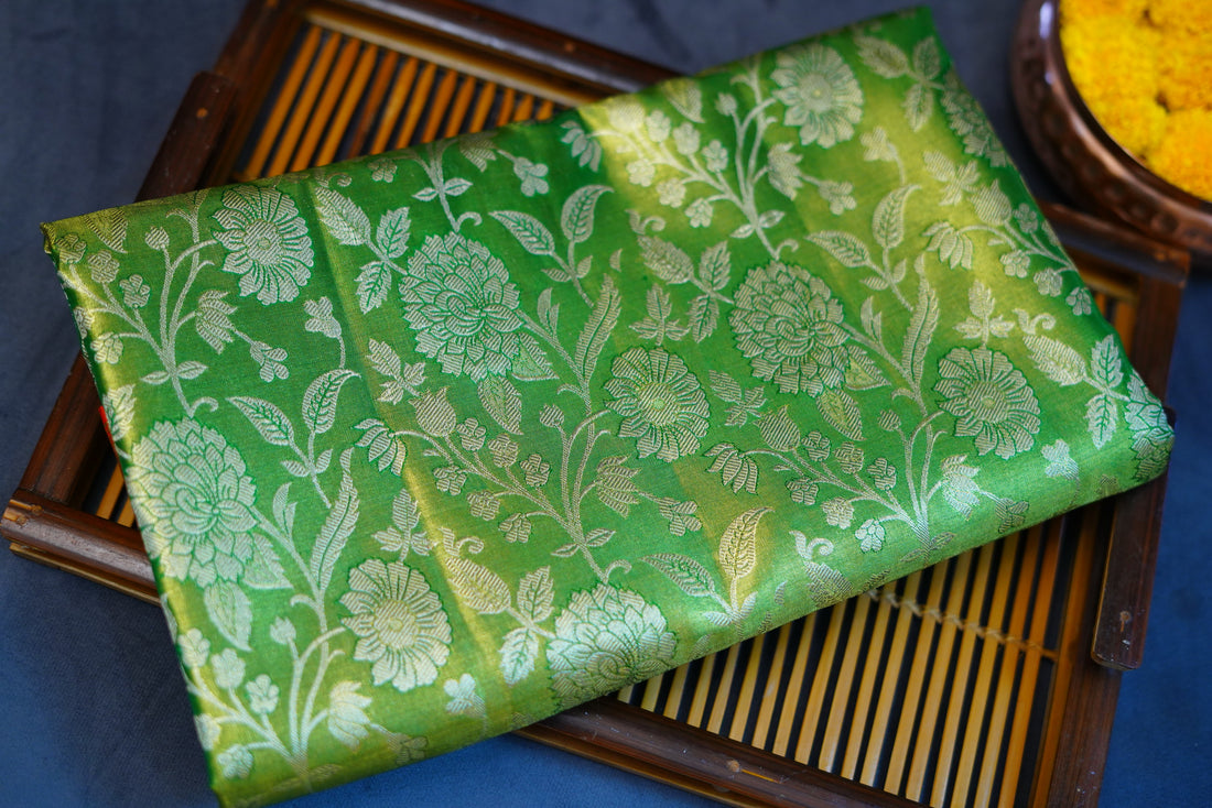 Pure handloom 2g gold zari woven kanjivaram silk saree